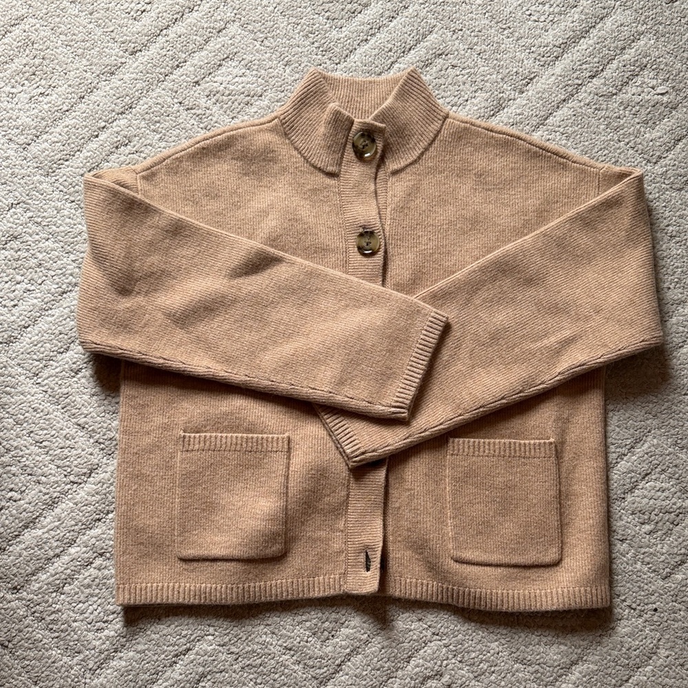 LOFT Tan Women's Cardigan Sweater